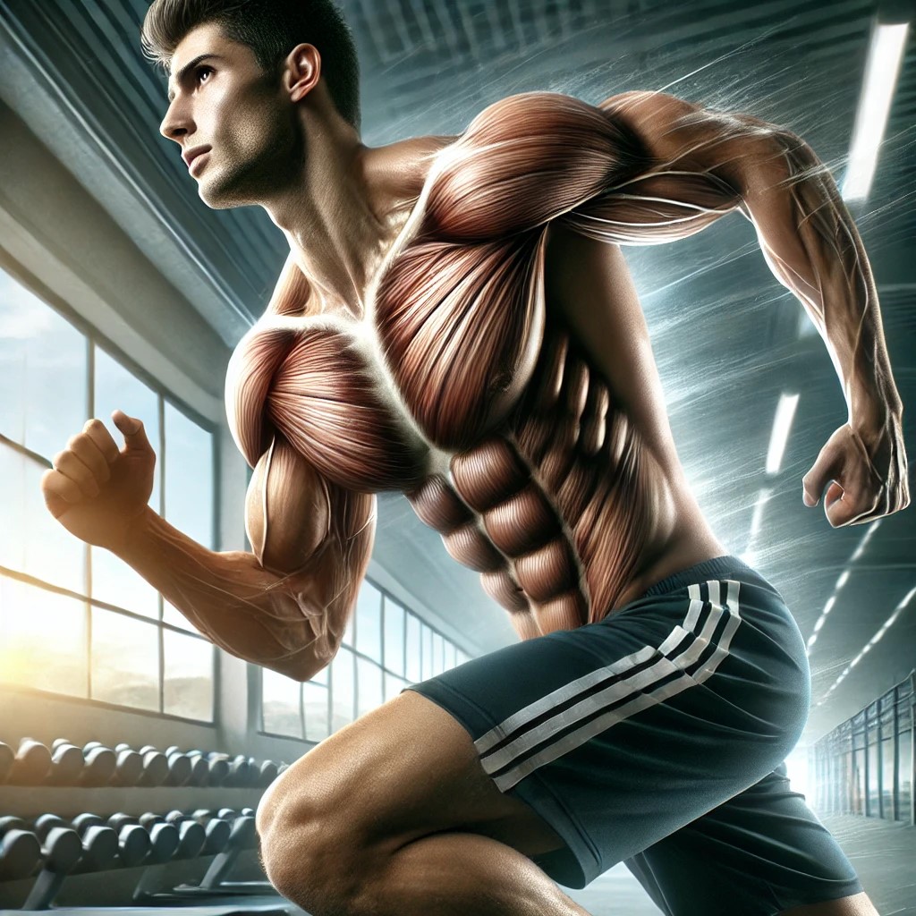 Athlete benefiting from L-Norvaline supplementation for muscle pumps and energy boost