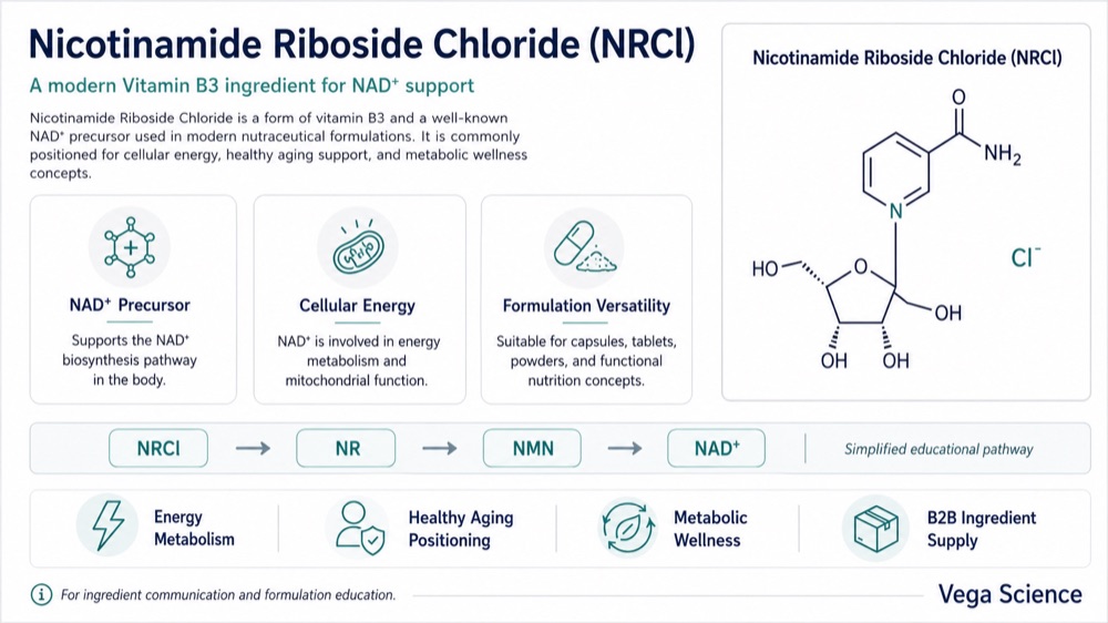 Nicotinamide Riboside Chloride Introduction ingredient information and supply support