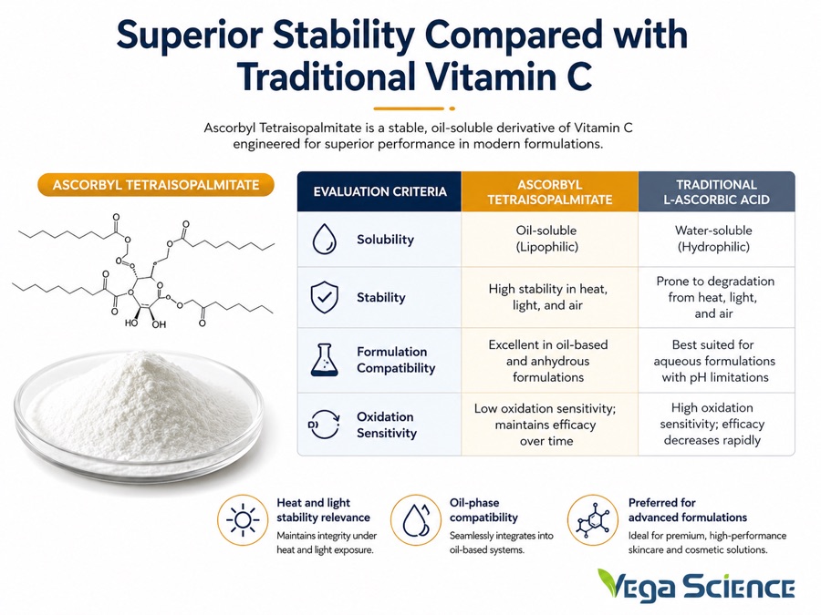 Ascorbyl Tetraisopalmitate application and formulation context illustration