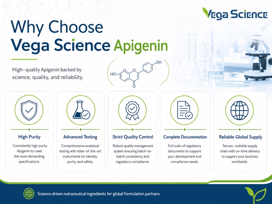 Apigenin application and formulation context illustration