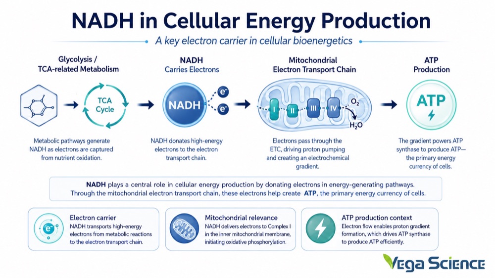 NADH Metabolism and technical The NADH Connection ingredient information and formulation support