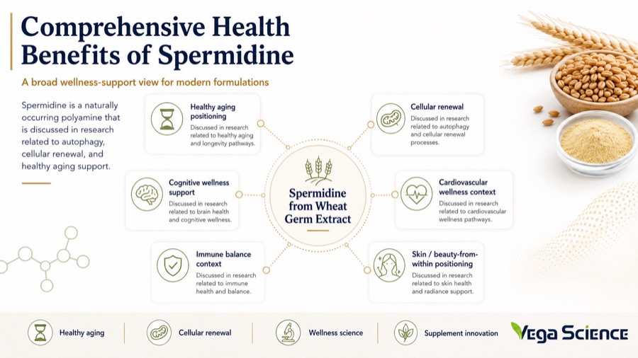 Wheat Germ Extract Spermidine Comprehensive ingredient application context ingredient information and formulation support