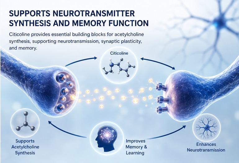 Citicoline neurotransmitter precursor research context