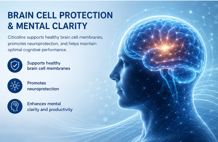 Citicoline cognitive research and mental clarity formulation context