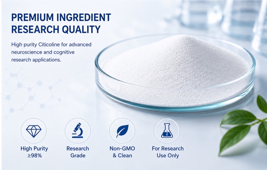Citicoline raw material quality control and manufacturing context
